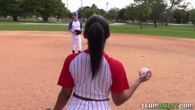 Busty Baseball Babe, The Real Workout 9