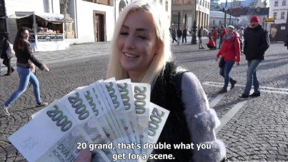 Double Pay For Sex With A Czech Pornstar 11